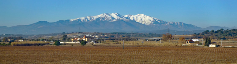 Mt Canigou in the Pyrenees