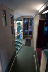 Upper deck second class on a TGV Duplex.