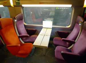 2nd class seats on the TGV