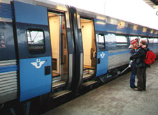 Boarding the X2000 from Gothenburg to Stockholm...