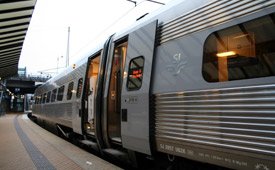 An X2000 train to Stockholm