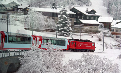 Passing through a typical Swiss village...