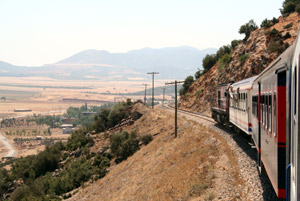 The Toros Express from Aleppo to Istanbul in the Taurus mountains