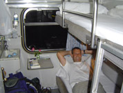 1st class sleeper (2-berth room - night-time)...
