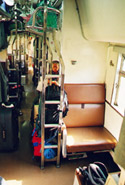 Butterworth (Penang) - Bangkok train:  Newer type of 2nd class air-con sleeper 