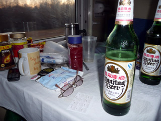 Beer on the train!