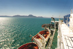 SNCM's 'Liberte' approaches the bay of Tunis