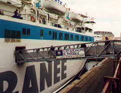 SNCM's 'Liberte' about to sail from Marseille to Tunis...