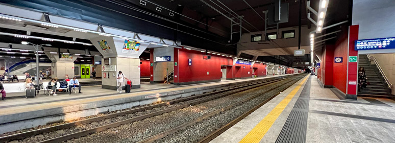 Turin Porta Susa platforms