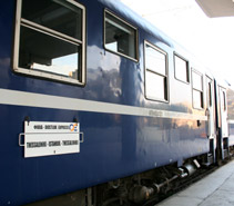 Istanbul-Thessaloniki train - Greek trainset