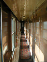 Sleeper corridor, Bulgarian sleeping-car.
