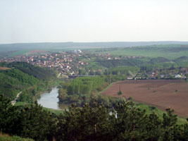 Scenery in Bulgaria, seen from the train to Istanbul 