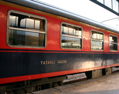 Turkish sleeping-car from Istanbul to Konya