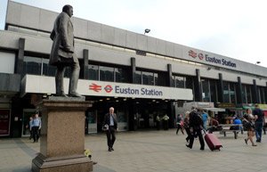 London's Euston station