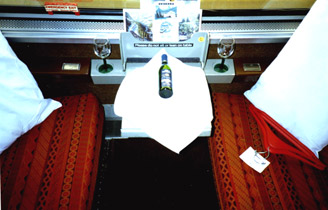 Superliner standard bedroom (day)