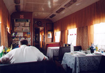 Ukrainian restaurant car.