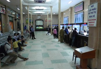 Hanoi station ticket office