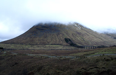 West Highland Line: The horseshoe curve around Beinn Dorain