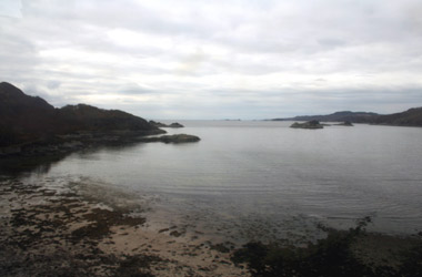 At Arisaig & Morar you glimpse the sea...