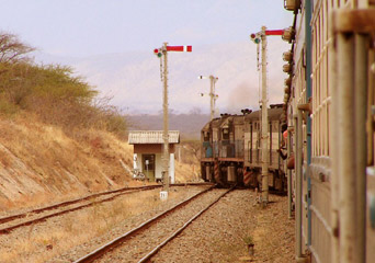 The Tazara train from Dar es Salaam to Mbeya (copyright Sebastiaan van Kooij)