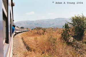TAZARA train from Dar es Salaam (Tanzania) to Kapiri Mposhi (Zambia) Copyright Adam Young