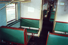 Economy class on the Bulawayo - Victoria Falls train