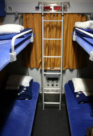 CityNightLine couchettes (4-bunk)