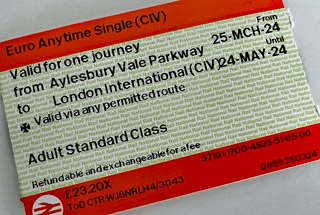 A ticket to London International CIV