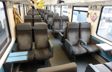 2nd class seats on Munich-Zurich EuroCity train