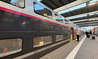 An TGV Duplex at Paris Est.