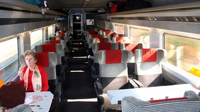 TGV 1st class seats...