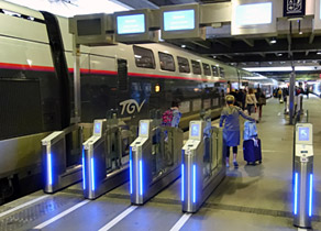 TGV ticket gates