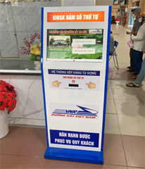 Queuing chit machine