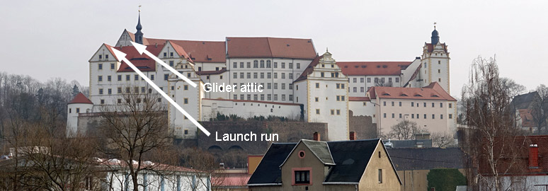 Location of Colditz glider