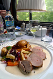 Dinner on the Danube Express