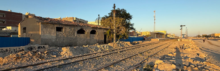 El Alamein railway station in 2026