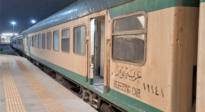 Sleeper train from Cairo to Luxor