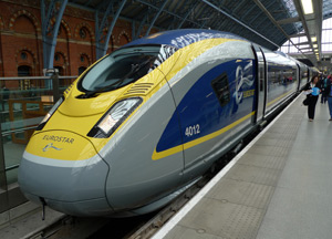 Eurostar train from London to Paris & beyond