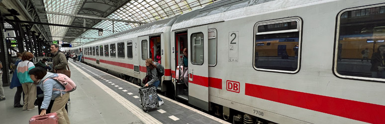 Amsterdam to Berlin train, at Amsterdam