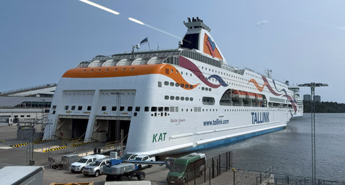 Tallink ferry 'Baltic Queen' from Stockholm to Tallinn