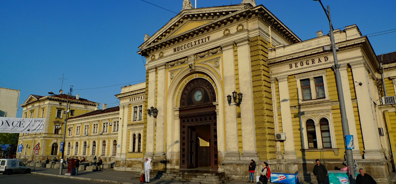 Belgrade's old station, east side.