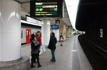 Brussels Central platforms