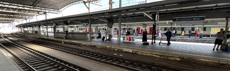 Brussels Midi platforms 7-22
