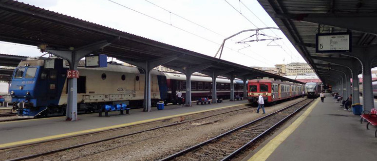 Bucharest Nord platforms