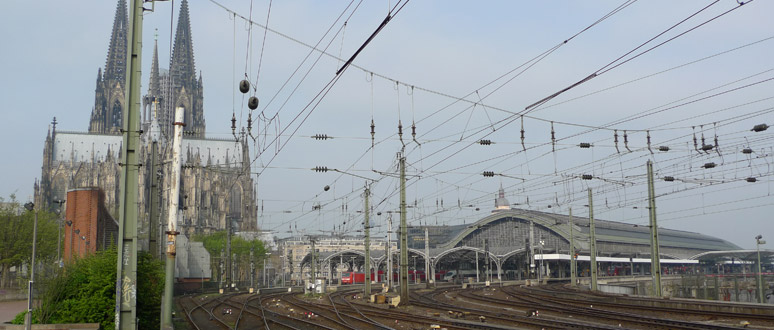 Cologne Hbf view of platforms