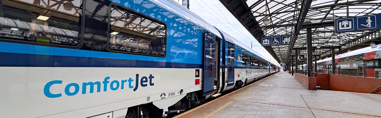 Prage to Berlin Comfortjet train