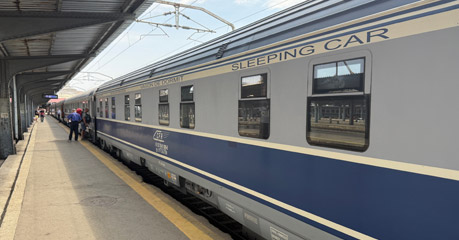 Dacia Express sleeper at Bucharest