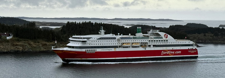 Fjordline's ferry Stavangerfjord at Haugersund
