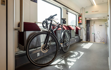 Bike area in a new generation railjet