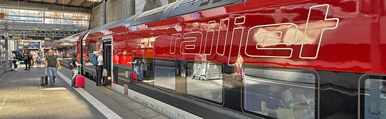 New generation railjet at Verona